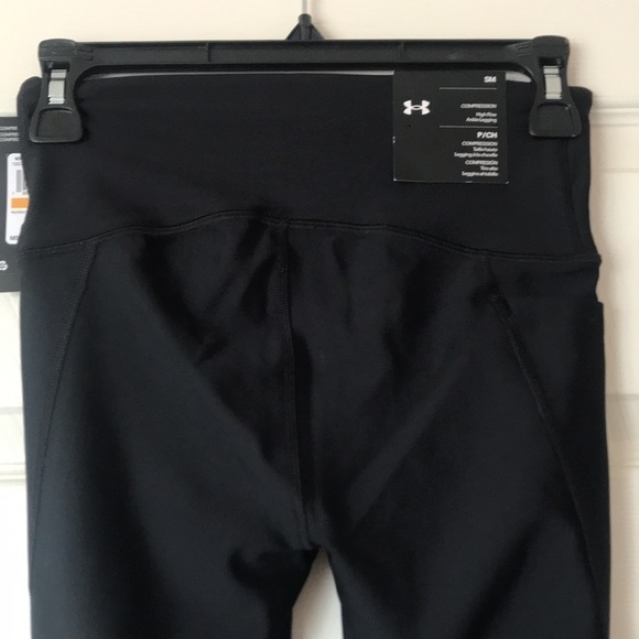 Brand New Under Armour Heatgear Compression High Rise Ankle Leggings 80’s Style - Picture 8 of 13